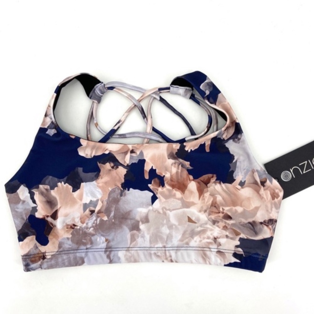 Onzie floral sports bra